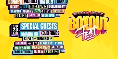 BOXOUT FEST 2026 + SPECIAL GUESTS
