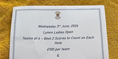 Ladies Open