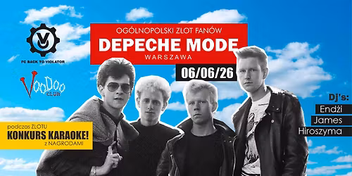 Og\u00f3lnopolski Zlot Fan\u00f3w Depeche Mode + konkurs DM KARAOKE