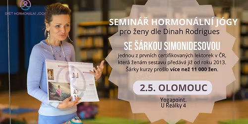 Jednodenn\u00ed semin\u00e1\u0159 hormon\u00e1ln\u00ed j\u00f3gy | Olomouc