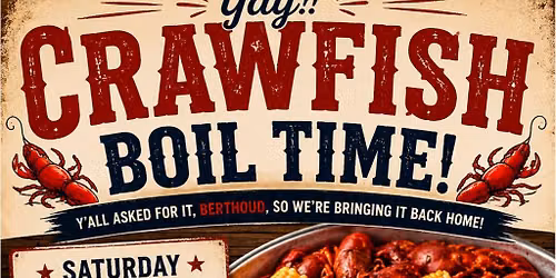 Crawfish Boil in Berthoud!