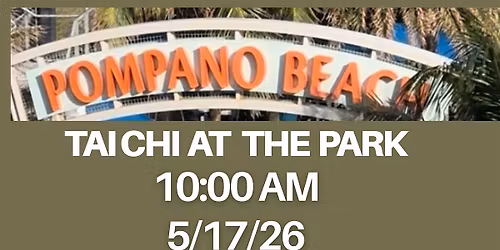 Tai Chi At The Park