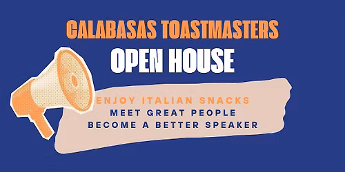 Calabasas Toastmasters Open House