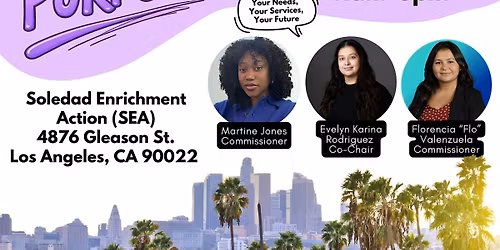 "Pour Into Your Purpose" An Event by Us for Us District 1 Listening Session