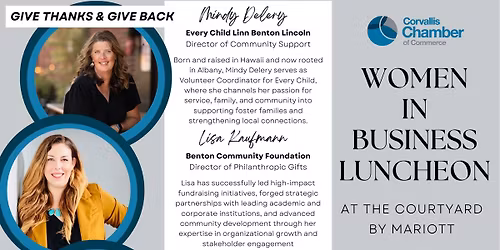 Women In Business: Give Thanks & Give Back