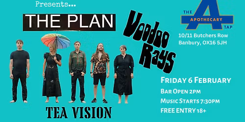 Strummer Room Records Presents... The Plan \/ Voodoo Rays \/ Tea Vision