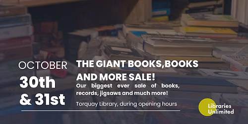 The Giant Books, Books and More Sale!
