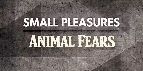 SMALL PLEASURES (post-punk\/wave, can )& ANIMAL FEARS (punk\/noise-pop, bln) prsntd by psychberg & lls