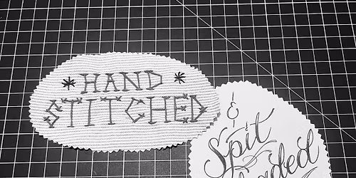 Hand Stitched & Spit Shaded: new artwork by Nate & Mandy Deal