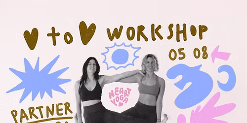 heart to heart partner yoga workshop