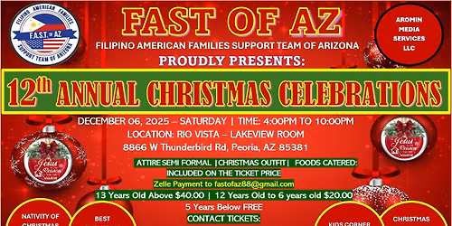 FAST OF AZ |  12TH ANNUAL CHRISTMAS CELEBRATIONS 