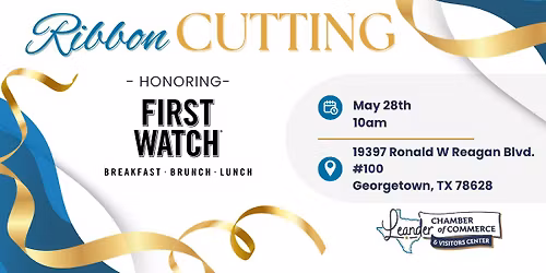 Ribbon Cutting: First Watch