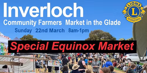 Sunday Community Farmers Market @ Inverloch Glade