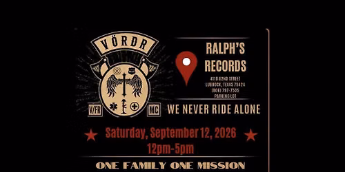 Never Ride Alone Benefit