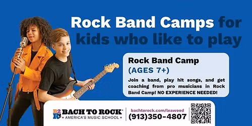 Rock Band Camp (Ages 7+) Winter Break