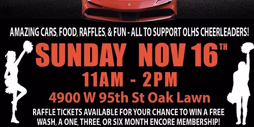 Encore Car Wash Fundraiser Car Show