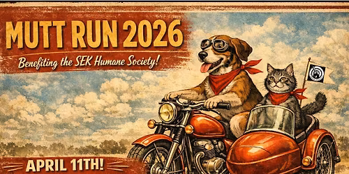 2026 Mutt Run | Motorcycle Benefit Run for the SEKHS!