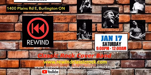 REWIND at Shooterville Billards Bar & Grill in Burlington