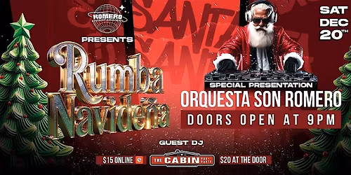 ROMERO ENTMT: Rumba Navide\u00f1a con Orquesta Son Romero