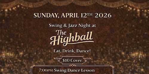Jazz Swing Night Ft. Rent Party & Vintage Ties