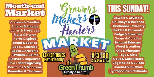 Growers Makers Healers Market @ Green Thumb