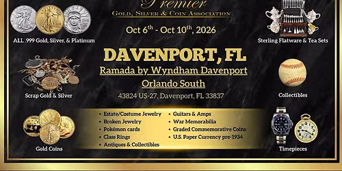 Davenport, FL Roadshow- A free, Five Day Only Buying Event