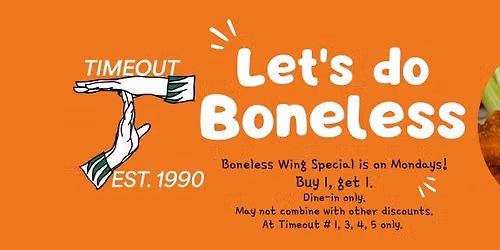 Boneless Wing Mondays