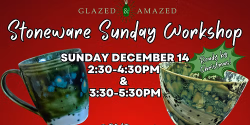 Stoneware Sunday Workshop! December 2025