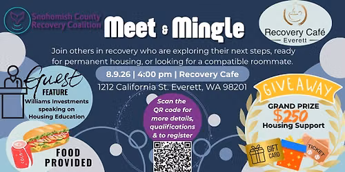 Recovery Roommate Meet & Mingle