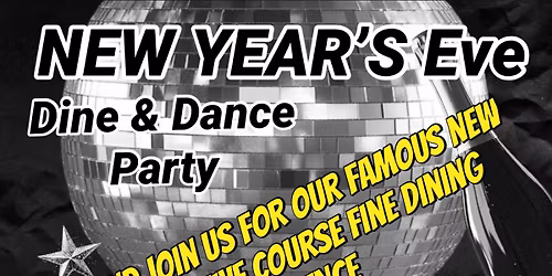 New years Eve Dine and Dance