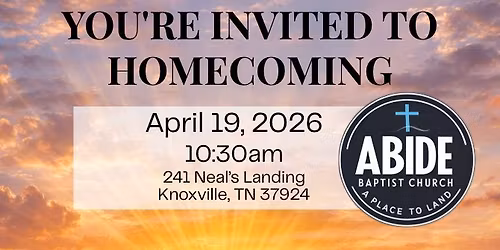 Homecoming at Abide