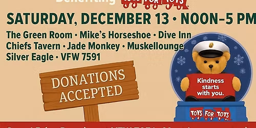 UGLY SWEATER PUB CRAWL - Toys for Tots Fundraiser!