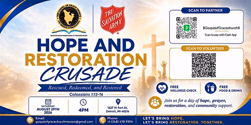 HOPE AND RESTORATION CRUSADE
