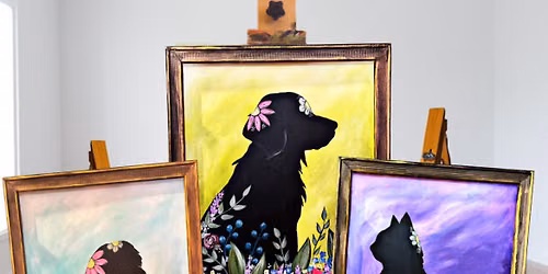 Paws and Petals Paint Class