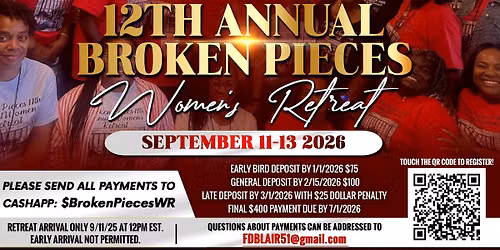 12th Annual Broken Pieces Women\u2019s Retreat 