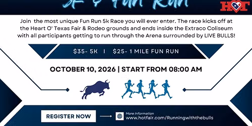 Running with the Bulls 5k and Fun Run