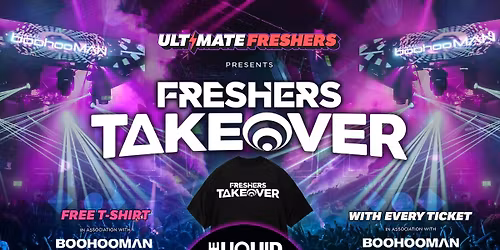 FRESHERS TAKEOVER EDINBURGH 2026 \u26a1\ufe0f Sold Out 15 years Running! \ud83d\udc55 FREE T-Shirt with Every Ticket! 