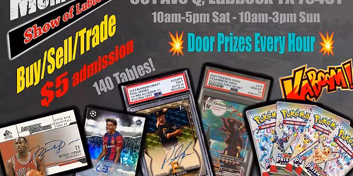 December\u2019s Sports Card & Memorabilia Show of Lubbock\u203c\ufe0f