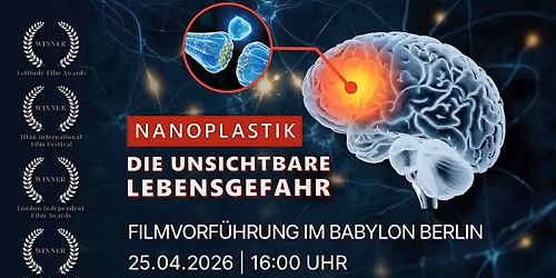 Filmvorf\u00fchrung "Nanoplastik - die unsichtbare Lebensgefahr."