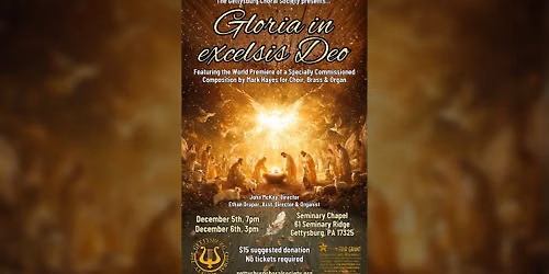 \u201cGloria in excelsis Deo\u201d Christmas Choral Concerts