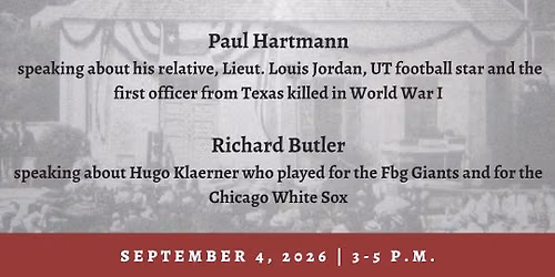 September Public Program: History Harvest