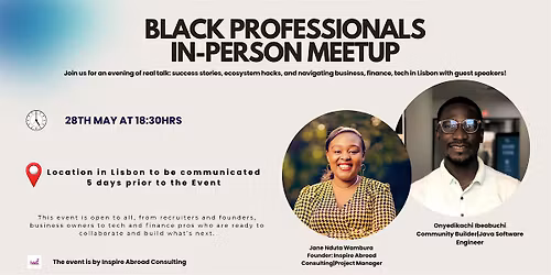 Black Professionals Lisbon Meetup