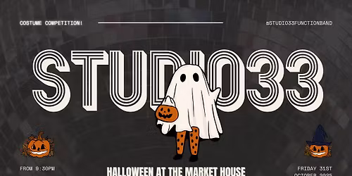 \ud83c\udf83HALLOWEEN\ud83c\udf83 Studio33 live at The Market House, Maidstone