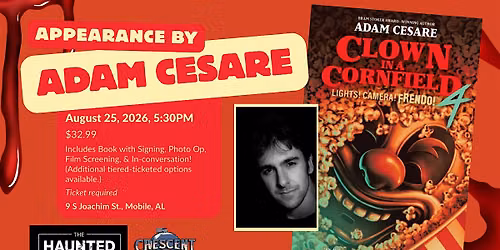 An Evening with Adam Cesare at The Haunted Book Shop