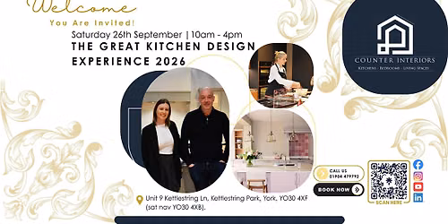 THE GREAT KITCHEN DESIGN EXPERIENCE 2026 - York