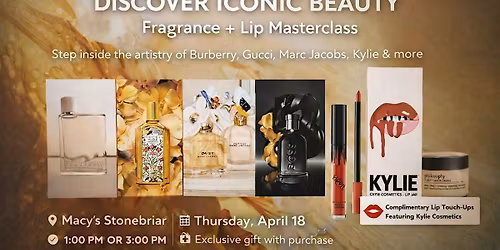 Discover Iconic Beauty - A Fragrance Masterclass
