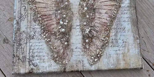 Mixed Media Angel Wing Resin Art Workshop