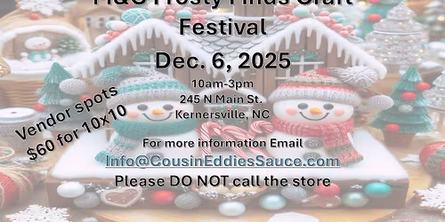 M&C Frosty Finds Craft Festival