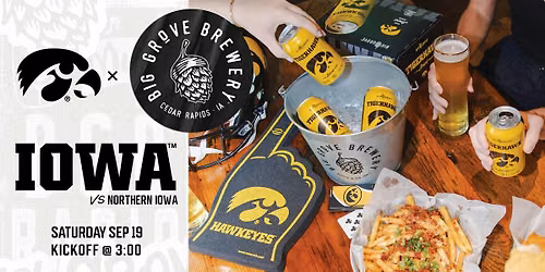 Iowa vs. Northern Iowa Football Watch Party | Cedar Rapids