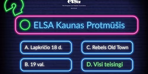 ELSA Kaunas protm\u016b\u0161is